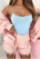 Top na ramiączkach Adelle czarny