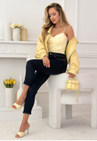 Spodnie jeansowe Sounds Familiar granatowe