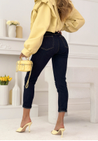 Spodnie jeansowe Sounds Familiar granatowe