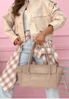 Skórzana torebka Patrice beżowa