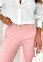 Materiałowe spodnie Every Day Count czarne