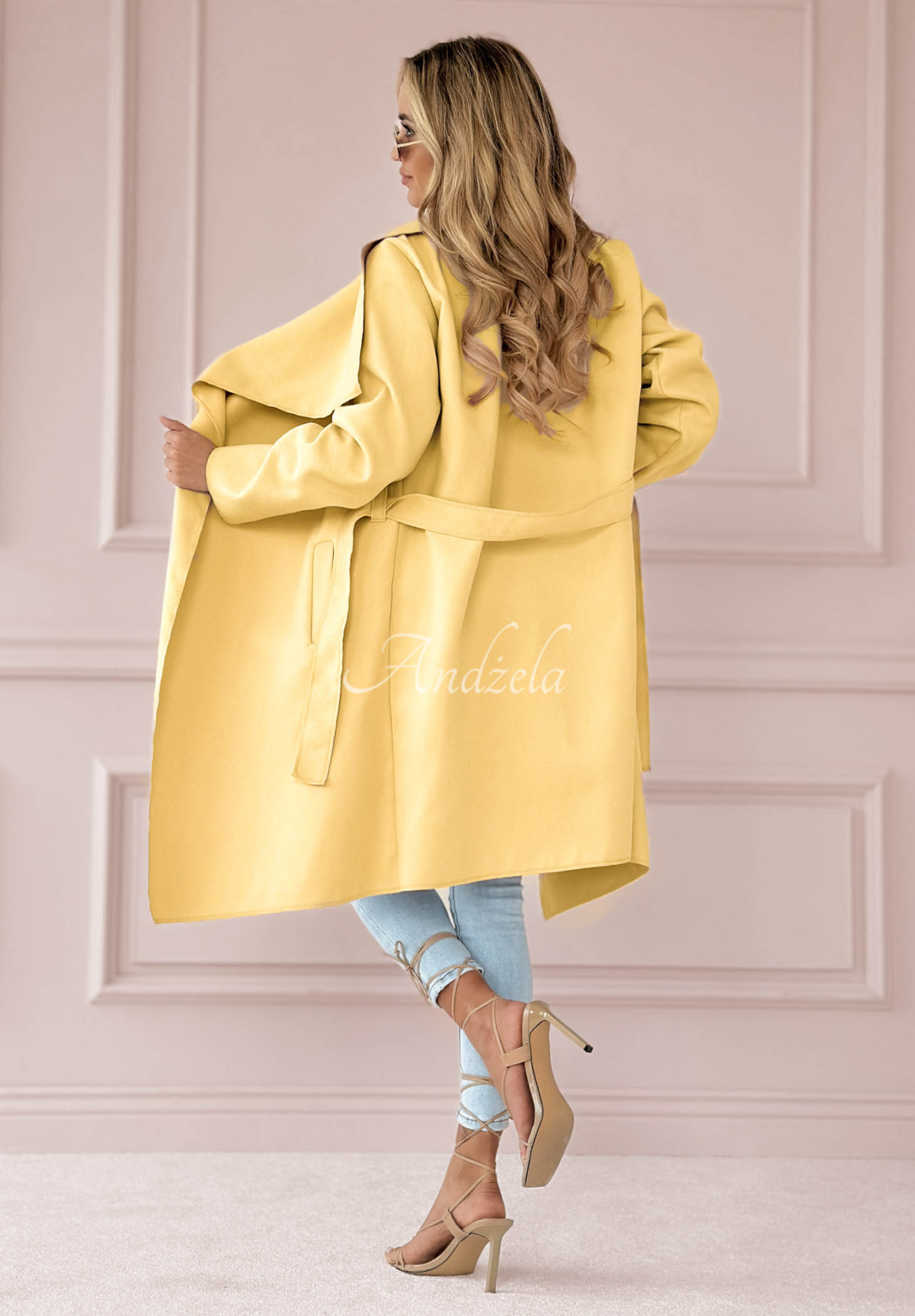 Not By Chance yellow coat 