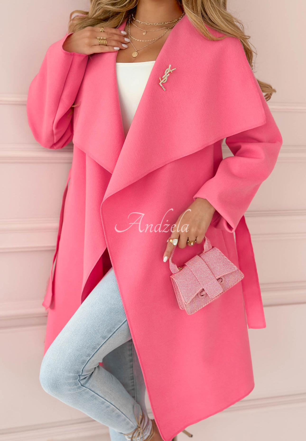Not By Chance coat pink