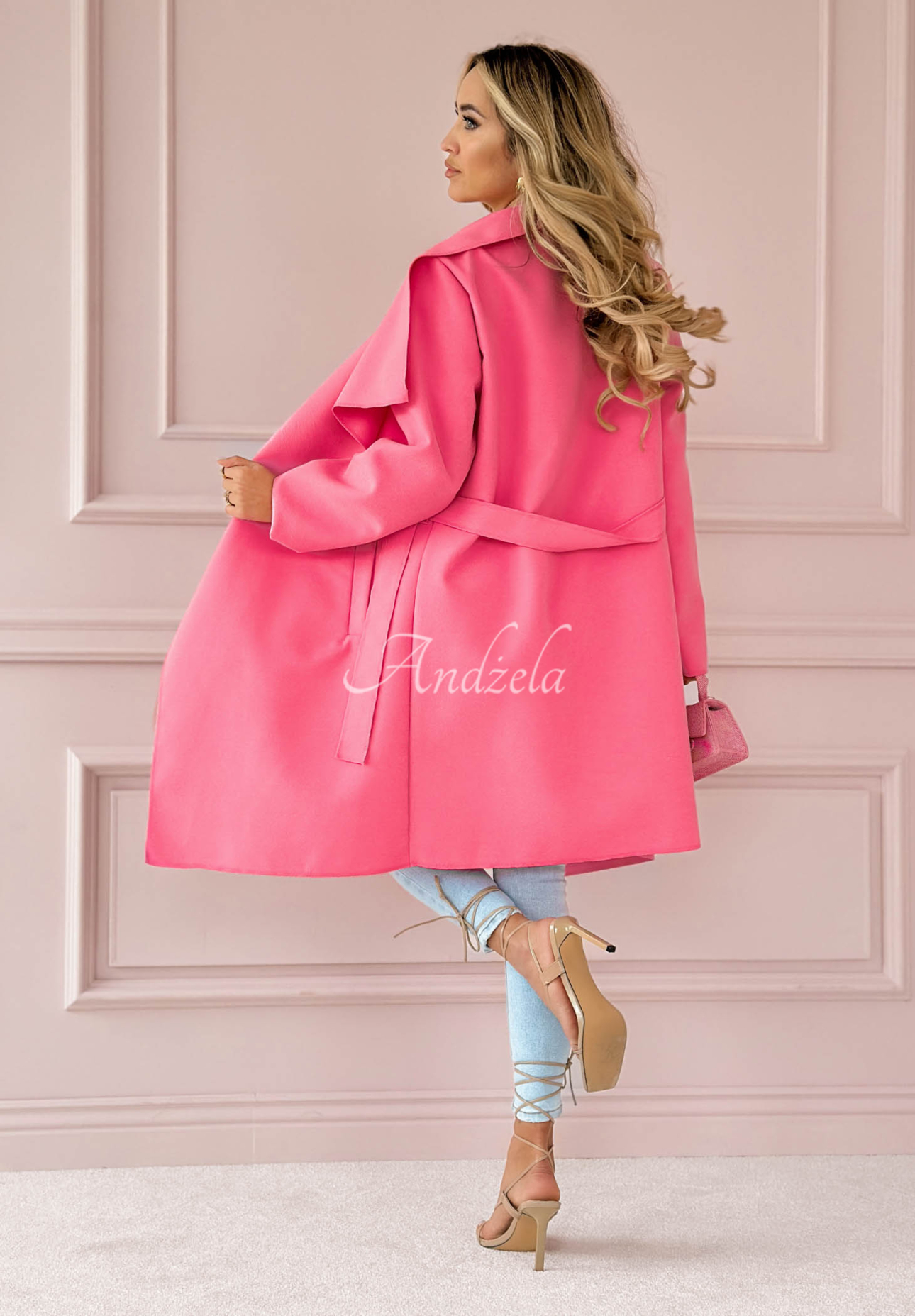 Płaszcz Not By Chance różowy