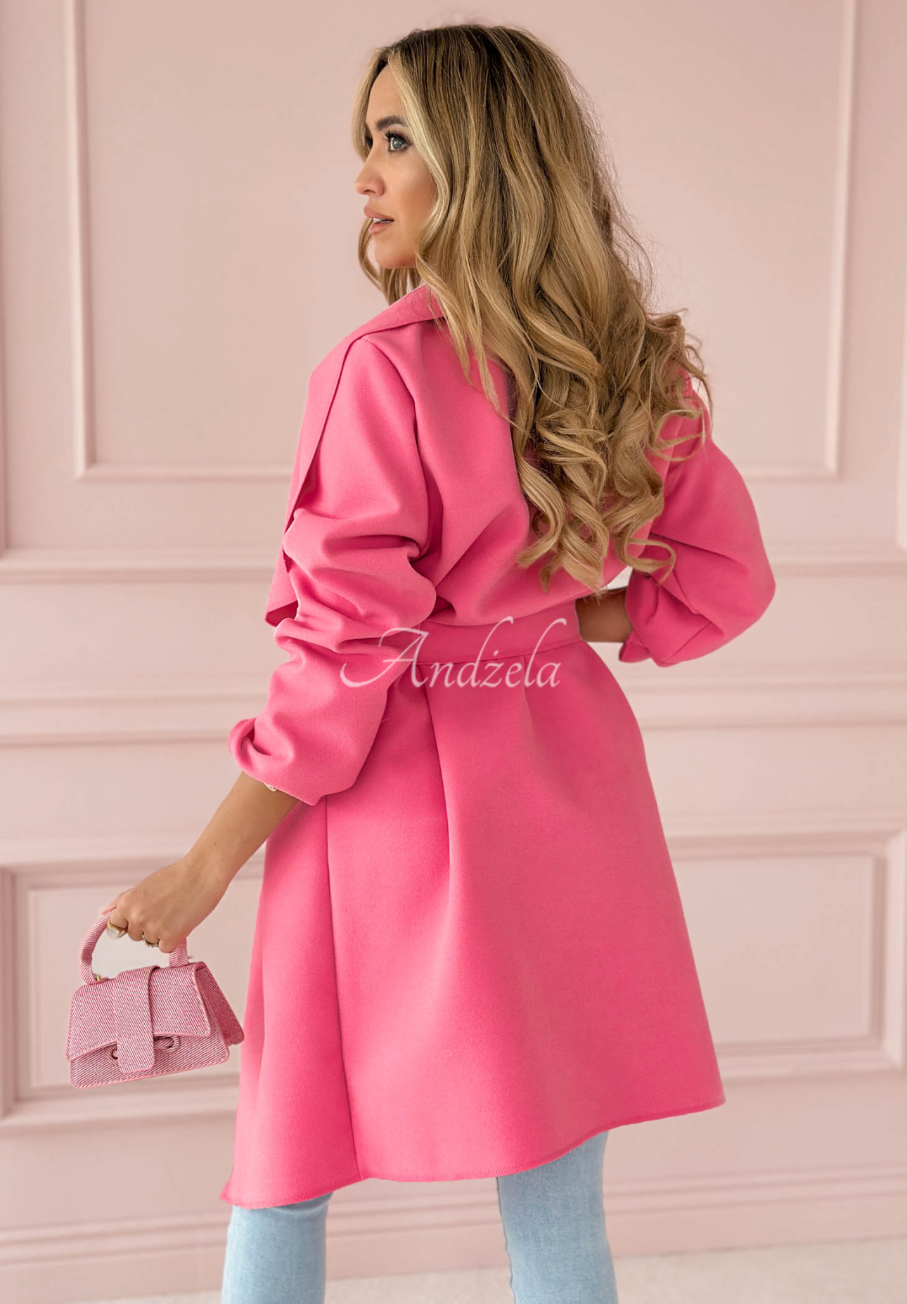 Płaszcz Not By Chance różowy