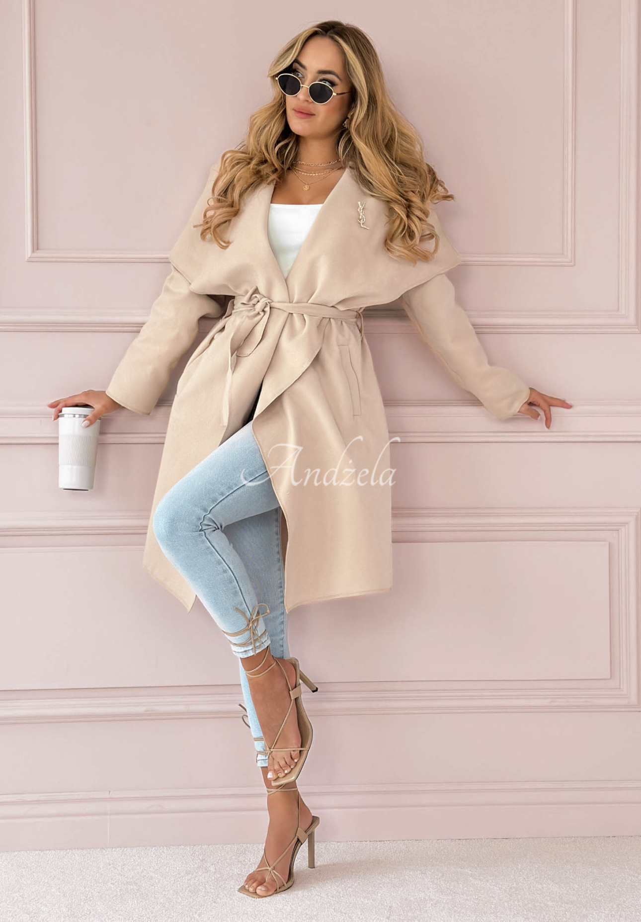 Coat Not By Chance beige