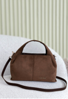 Zamszowa torebka Annabelle mokka