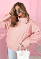 Skórzana kurtka bomberka Messy żółta