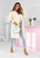 Długi płaszcz Janette ecru