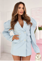 Elegancka marynarka z bufiastymi rękawami Avenelle czarna