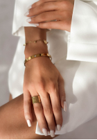 Regulowany pierścionek Georgia złoty