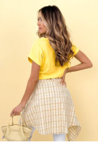 T-shirt Solenne żółty