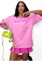 T-shirt oversize La Milla Sophia różowy