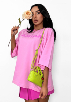T-shirt oversize La Milla Sophia różowy
