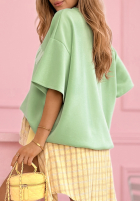 T-shirt z napisem Brooklyn Mood żółty