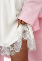 Krótkie spodenki z koronką Sweet & Sour żółte