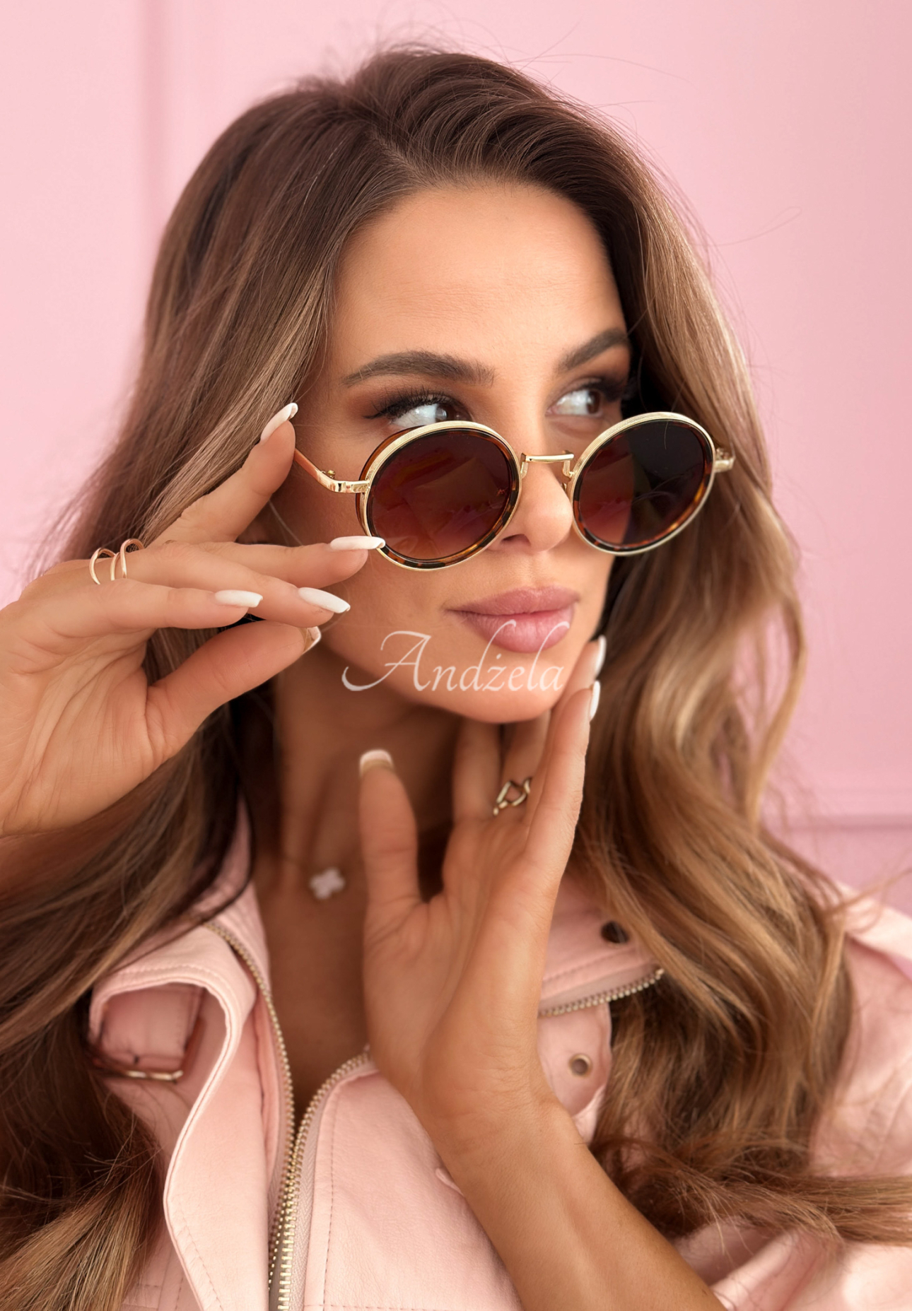 Okulary przeciwsłoneczne Gentle Light brązowe