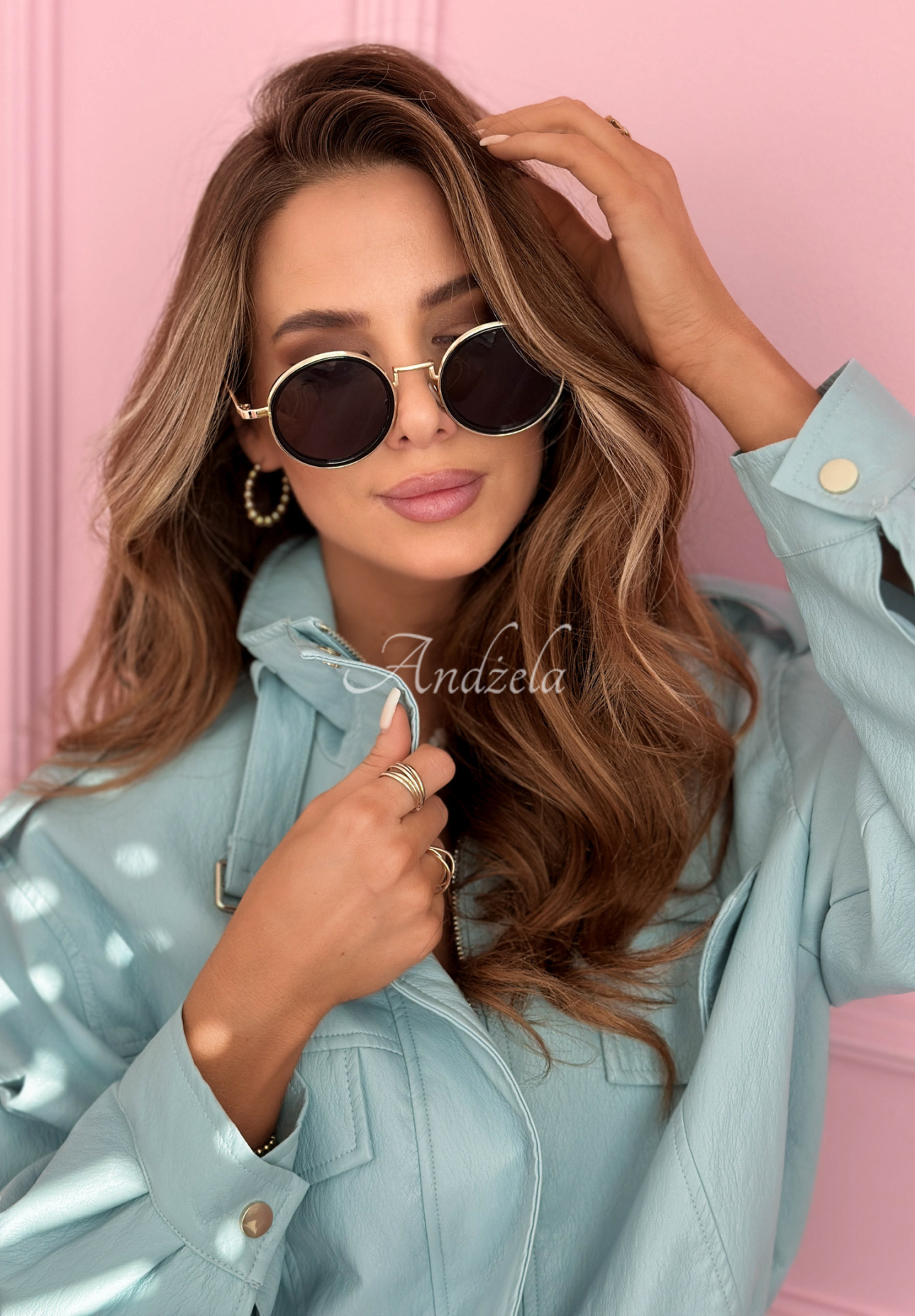 Gentle Light black and gold sunglasses