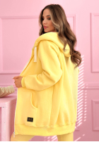 Rozpinana bluza z kapturem Siempre różowa