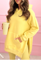 Bluza z kieszenią i kapturem Siempre różowa