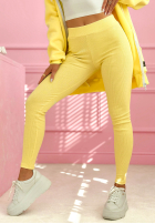 Prążkowane Leggings Siempre in pink