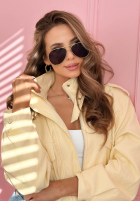 Okulary przeciwsłoneczne City Shades złoto-brązowe