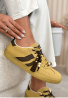 Zamszowe sneakersy Chris żółte