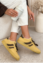 Zamszowe sneakersy Chris żółte