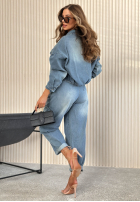 Spodnie jeansowe Alessia niebieskie