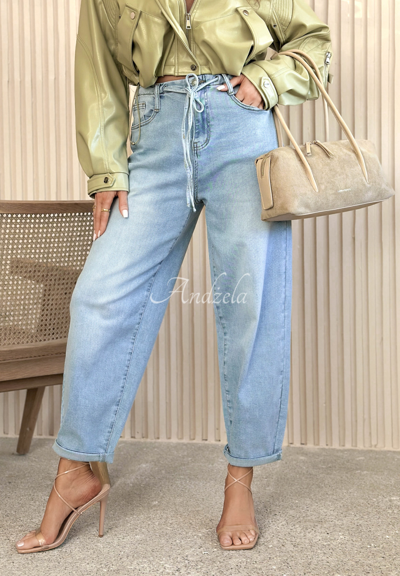 Michelle Blue Balloon Jeans