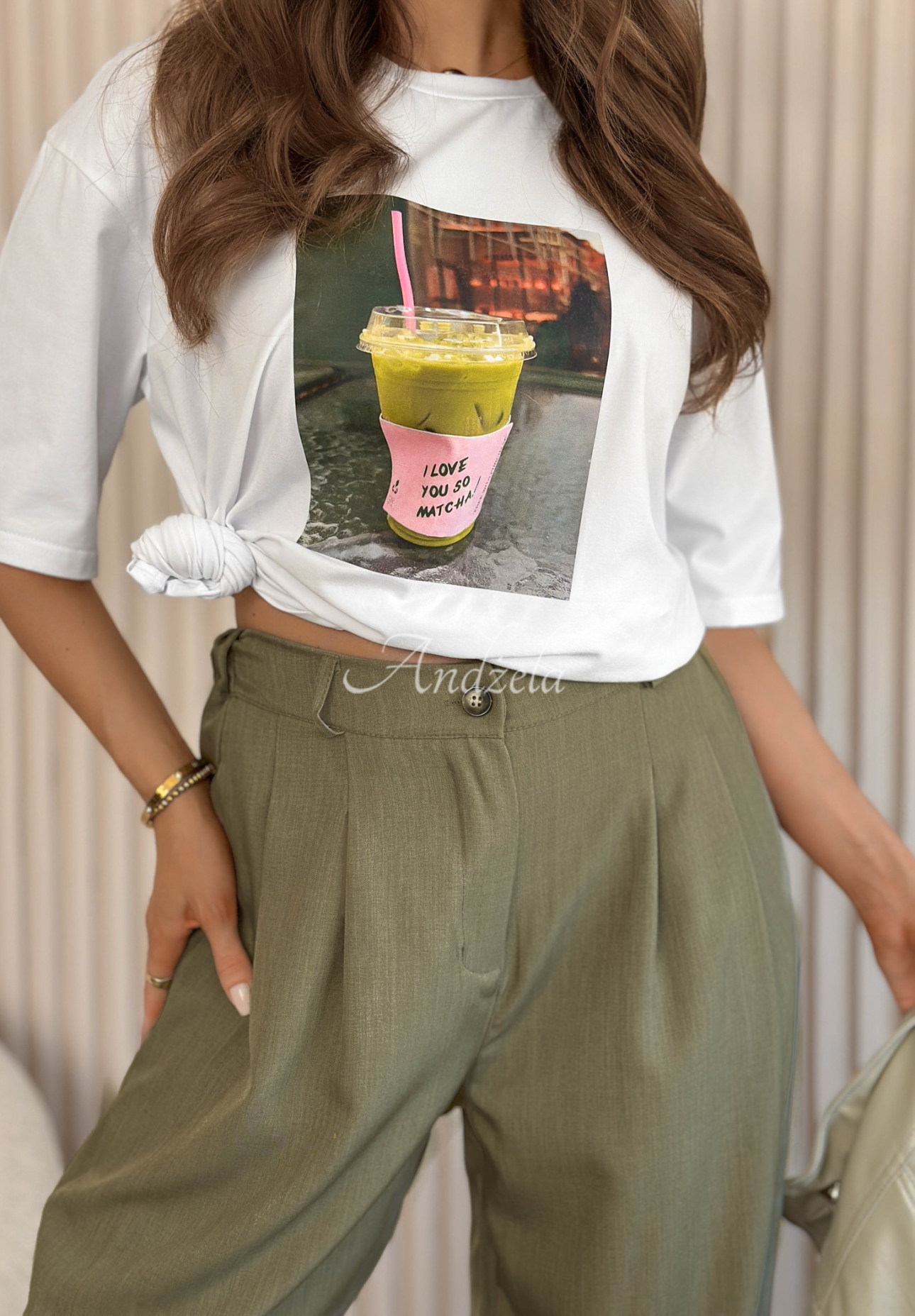 Maren Green Viscose Pants