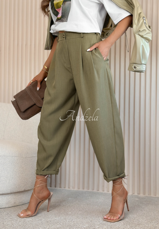 Maren Green Viscose Pants