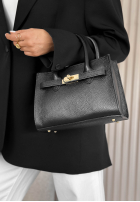 Skórzana torebka Angelique biała