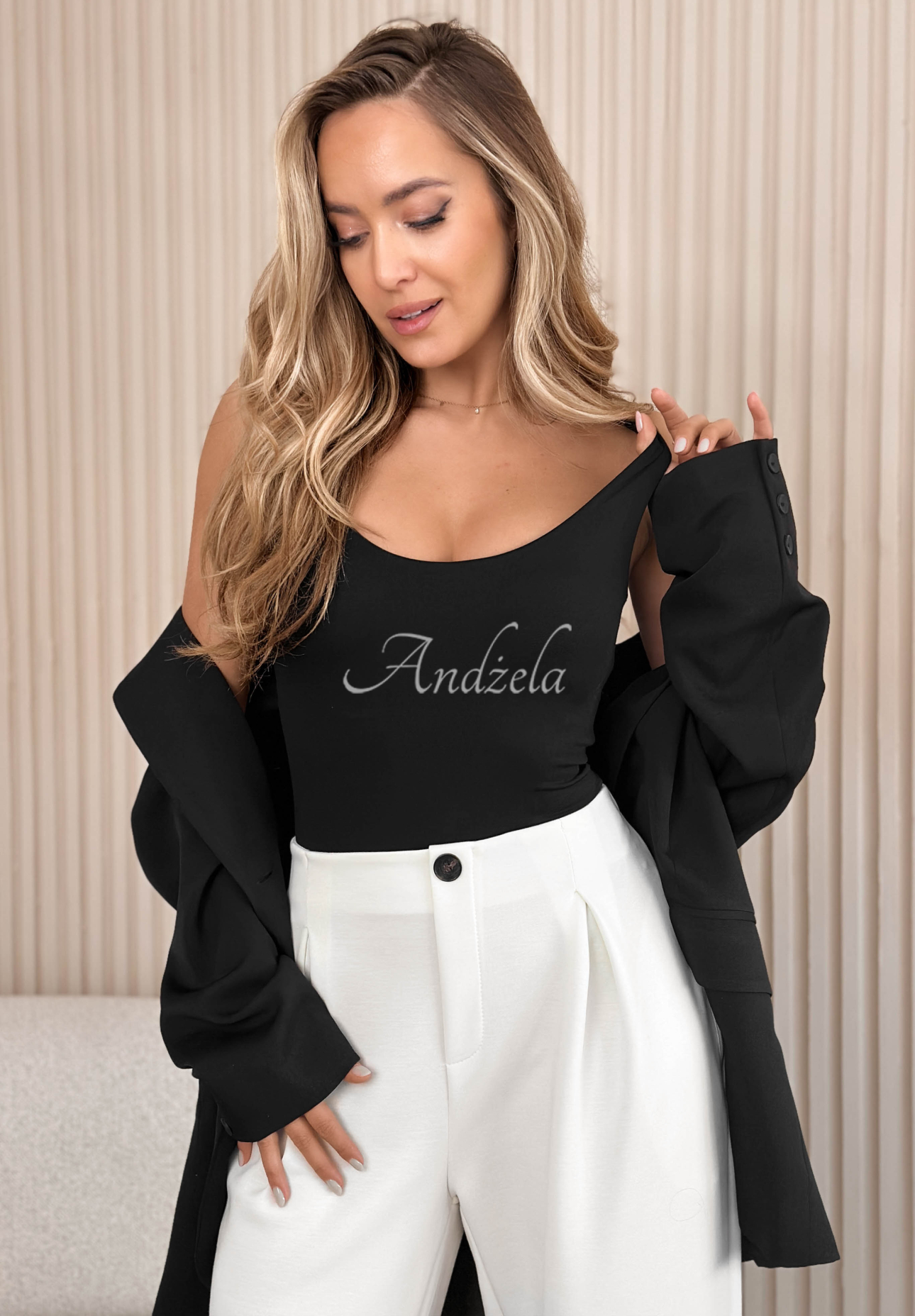 Hold My Heart strapless body black