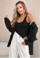 Body na ramiączkach Hold My Heart czarne