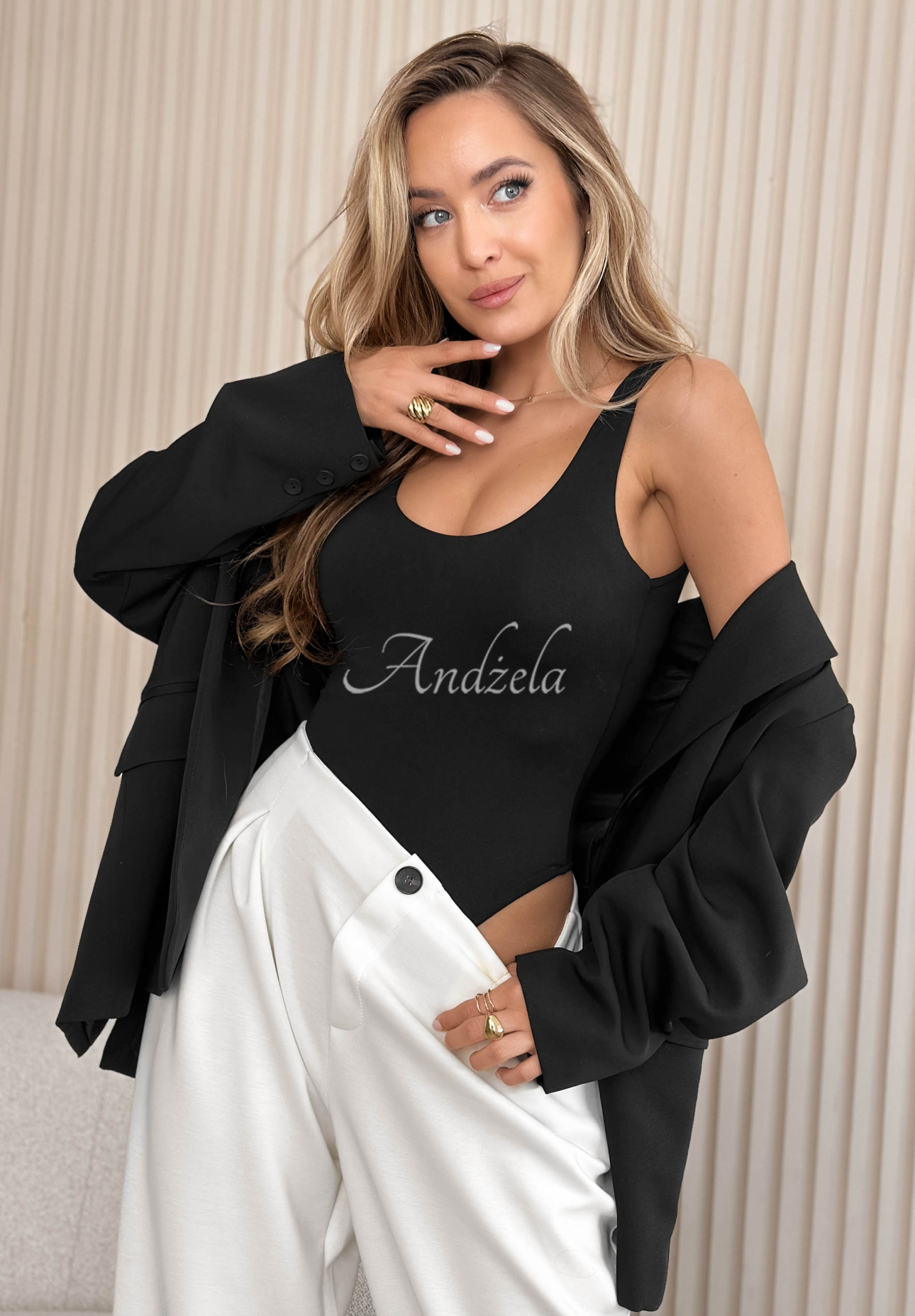 Hold My Heart strapless body black