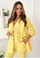 Elegancka marynarka z kołnierzem Cordelia różowa