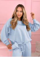 Komplet dresowy bluza i spodnie Denise bananowy