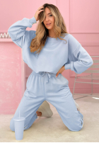 Komplet dresowy bluza i spodnie Denise bananowy