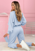 Komplet dresowy bluza i spodnie Denise bananowy