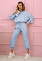 Komplet dresowy bluza i spodnie Denise bananowy