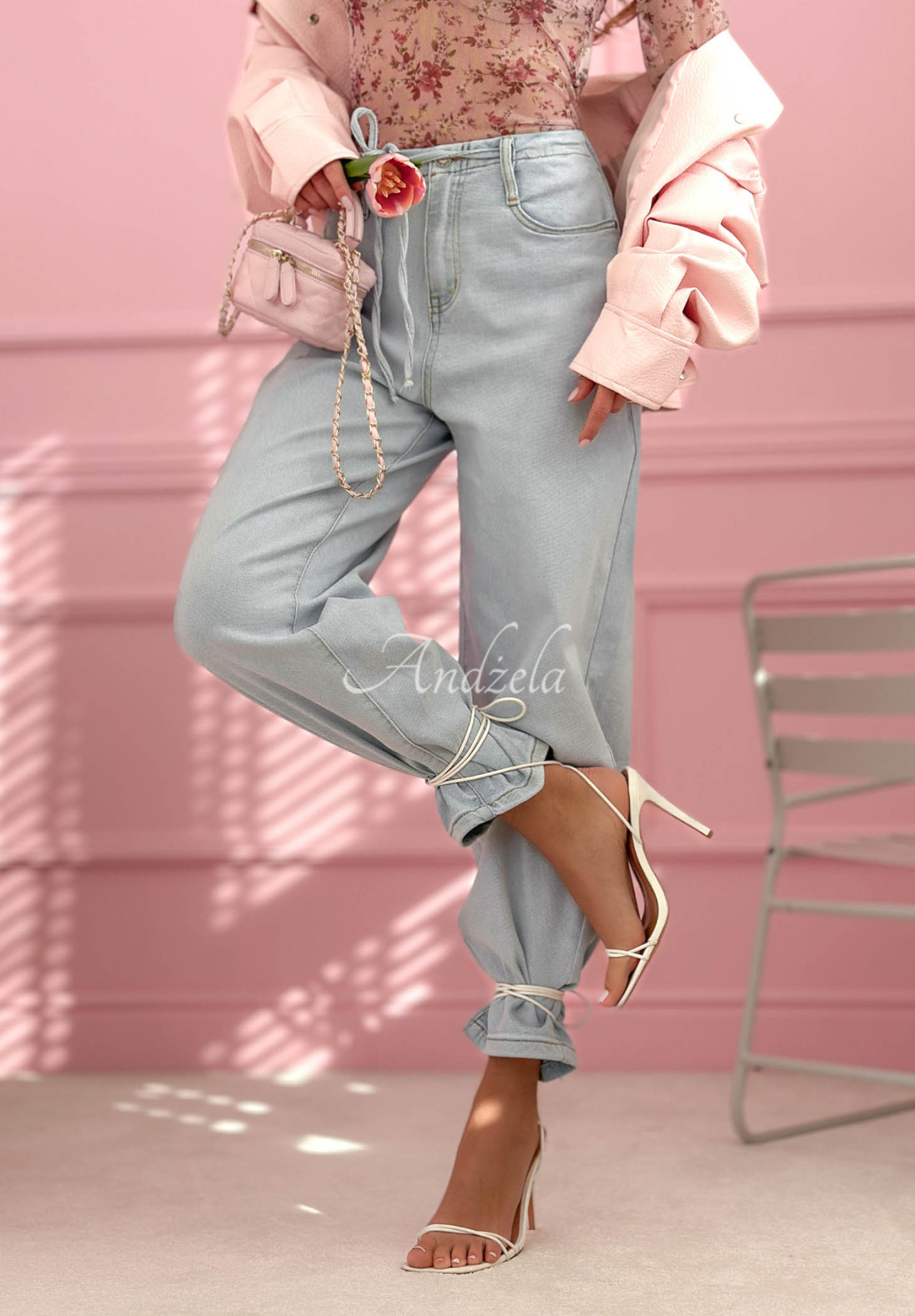 Michelle Light Blue Balloon Jeans