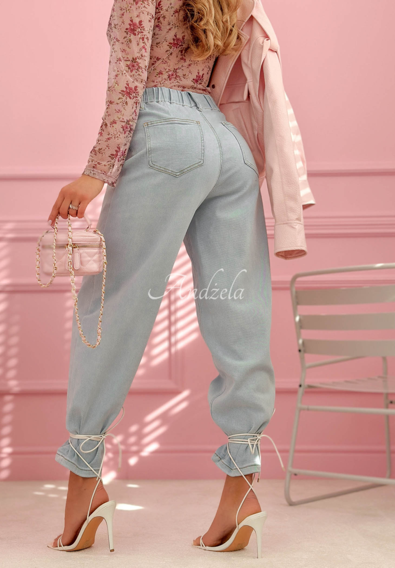 Michelle Light Blue Balloon Jeans