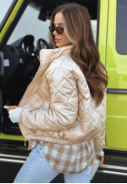 Krótka pikowana kurtka Mirella czarna