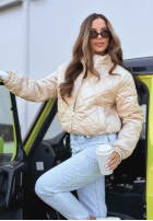 Krótka pikowana kurtka Mirella czarna