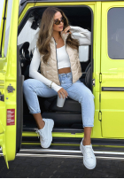 Krótka pikowana kamizelka Spring Cloud ecru