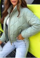 Krótka pikowana kurtka Mirella czarna