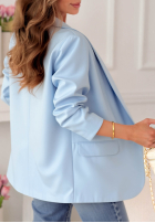 Klasyczna marynarka Premium błękitna II