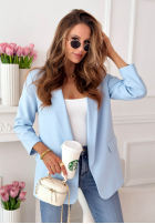 Klasyczna marynarka Premium błękitna II