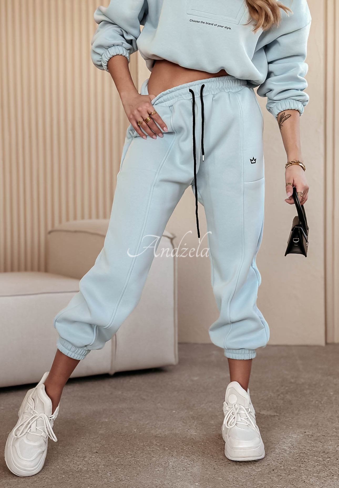 Queen blue tracksuit set